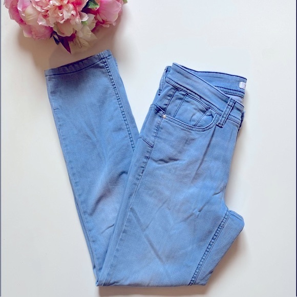 Cambio Parla Faded Blue Jeans Skinny Stretch  Size 4 - Picture 4 of 10